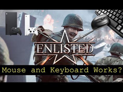 Unfortunately, not every Xbox game can be played with a keyboard and mouse, but there is still a pretty nice collection you can take advantage of. . Enlisted xbox keyboard and mouse